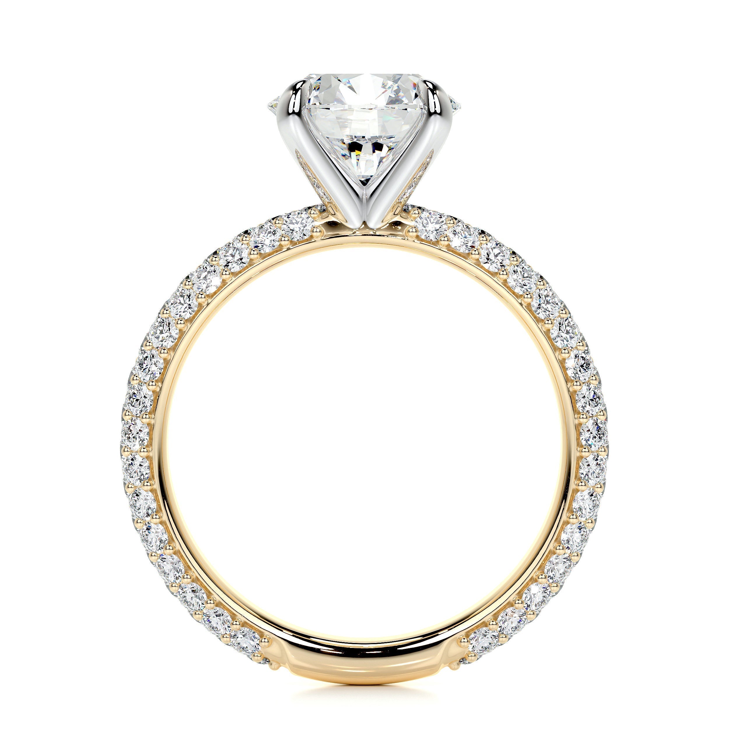 Charlotte Lab Grown Diamond Ring -18K Yellow Gold (RTS)