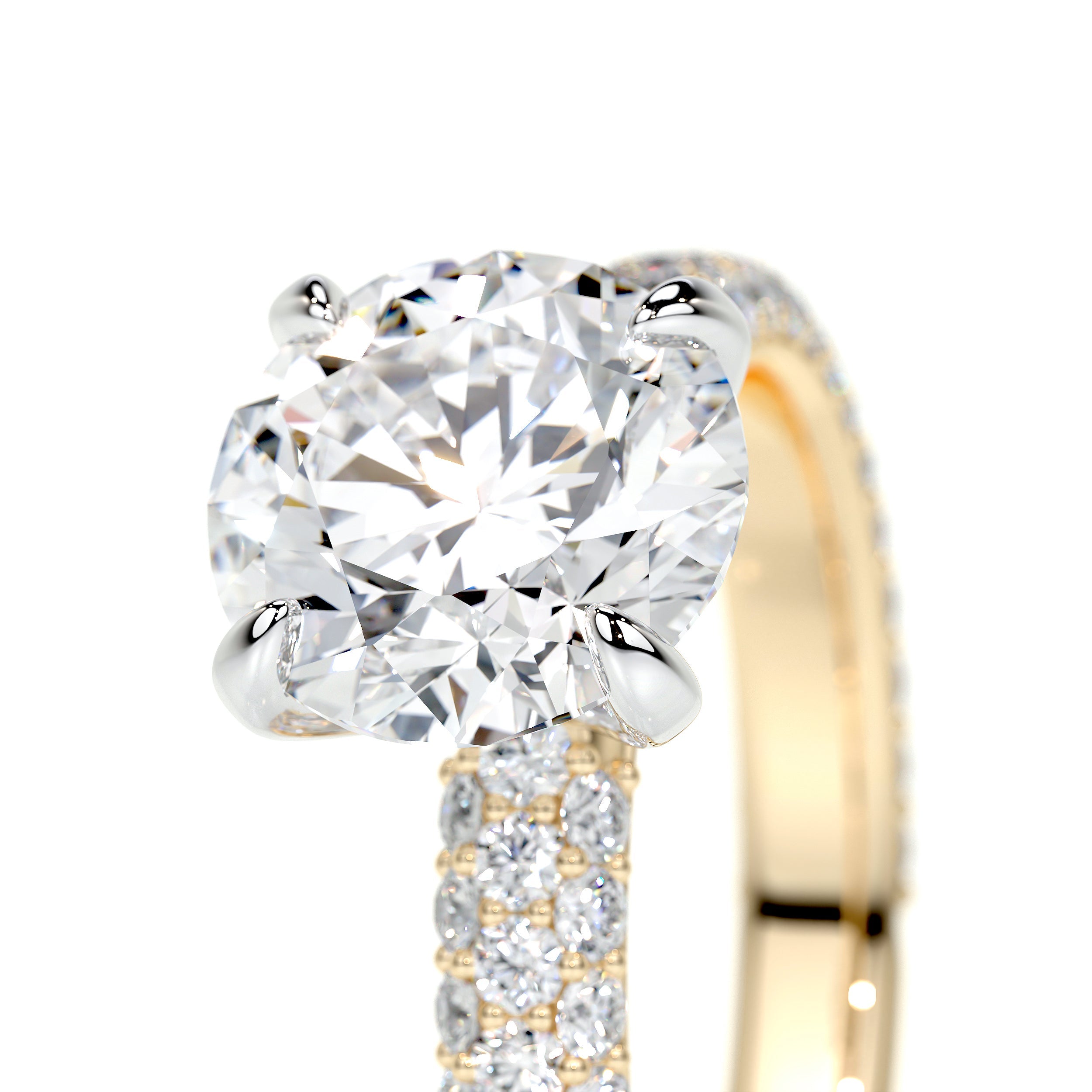 Charlotte Lab Grown Diamond Ring -18K Yellow Gold (RTS)