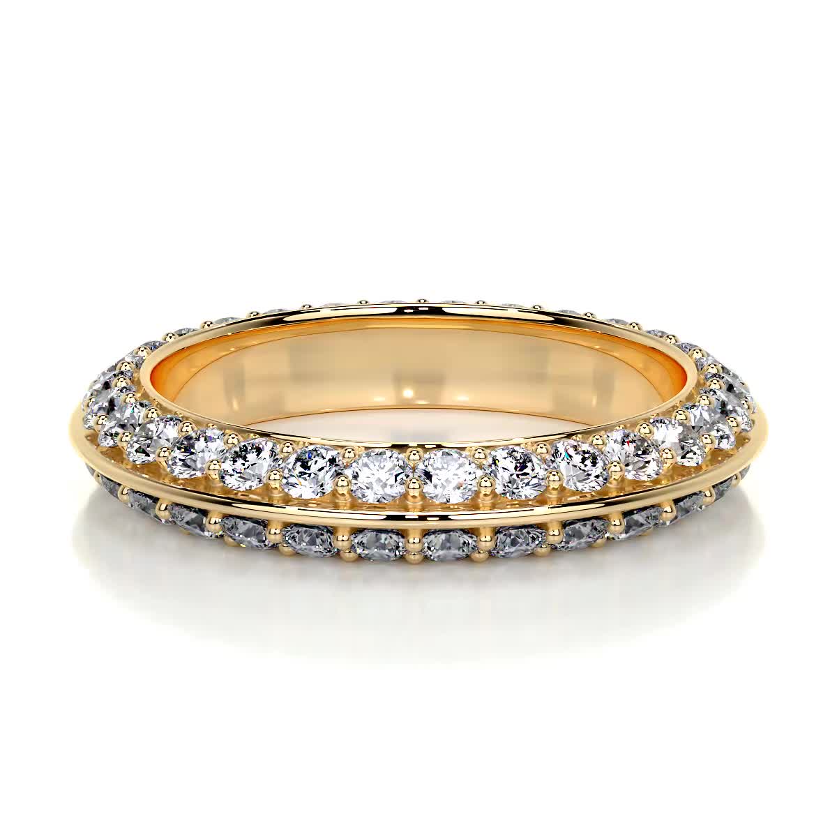 Eliana Wedding Ring   (0.50 Carat) -18K Yellow Gold (RTS)