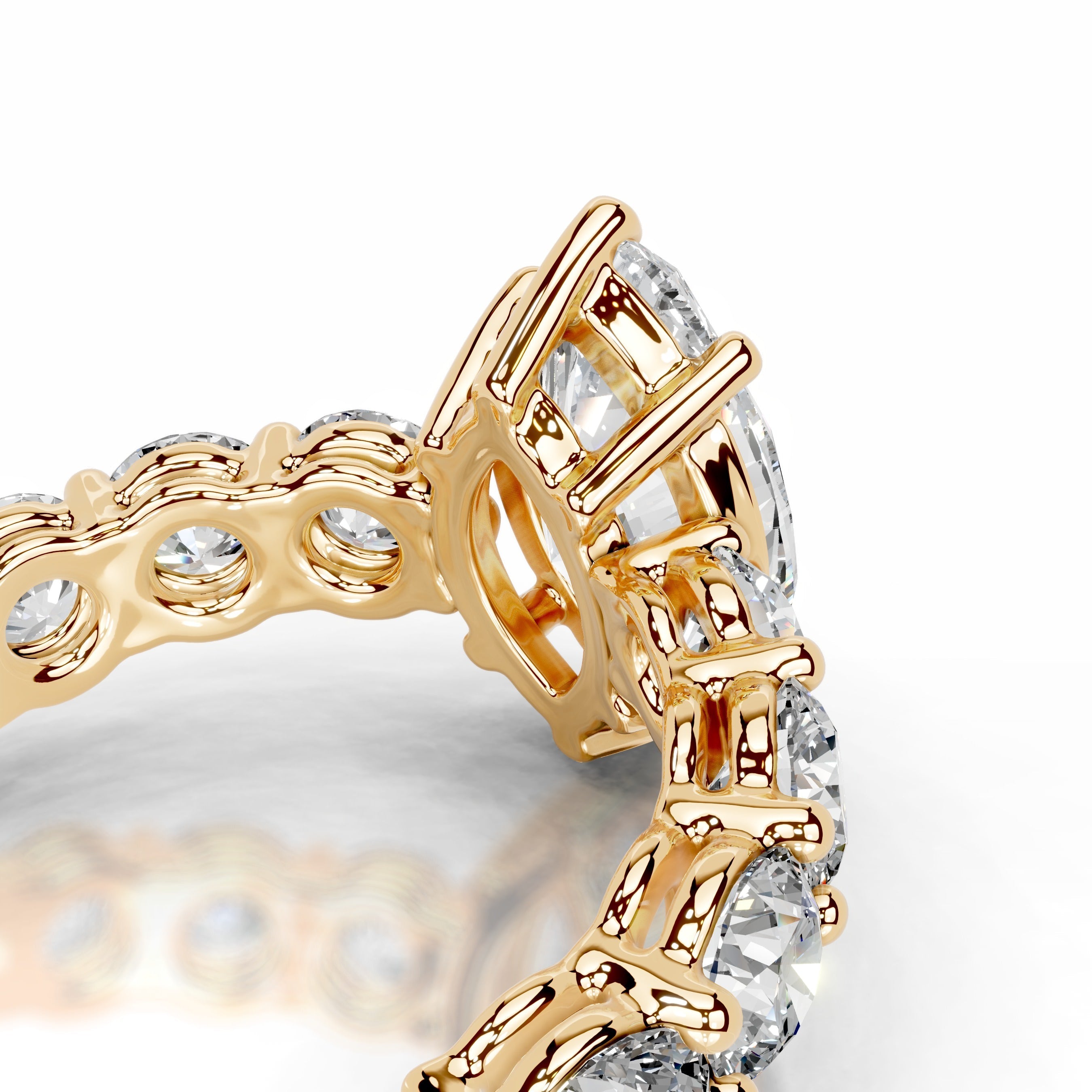 Odin Lab Grown Diamond Ring - 18K Yellow Gold (RTS)