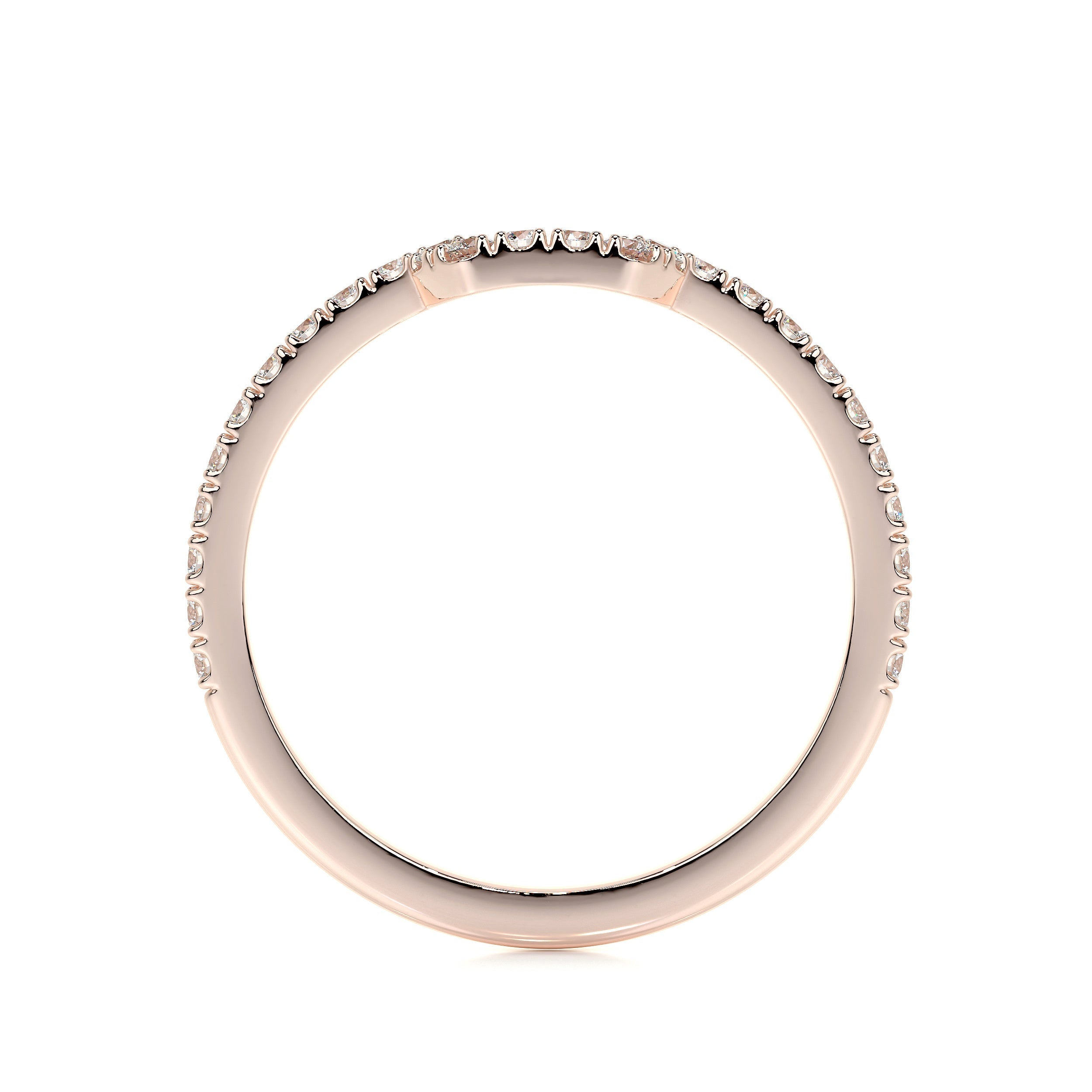 Luna Lab Grown Diamond Wedding Ring   (0.30 Carat) -14K Rose Gold (RTS)