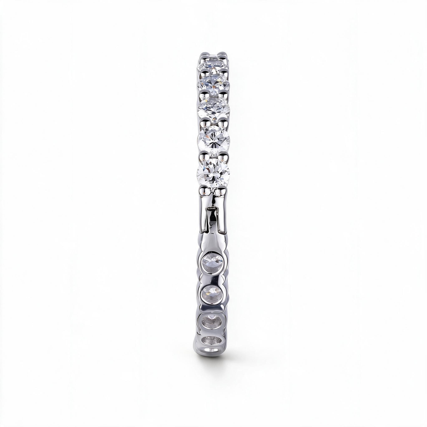 2.26ct Lab Grown Diamond Hoop Earrings XL