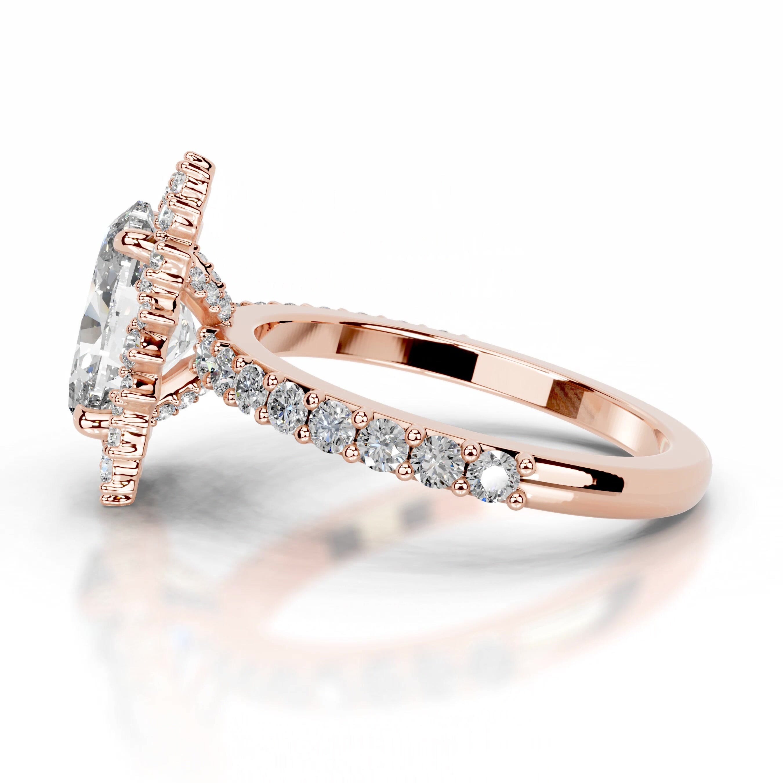 Gertrud Lab Grown Diamond Ring - 14K Rose Gold (RTS)