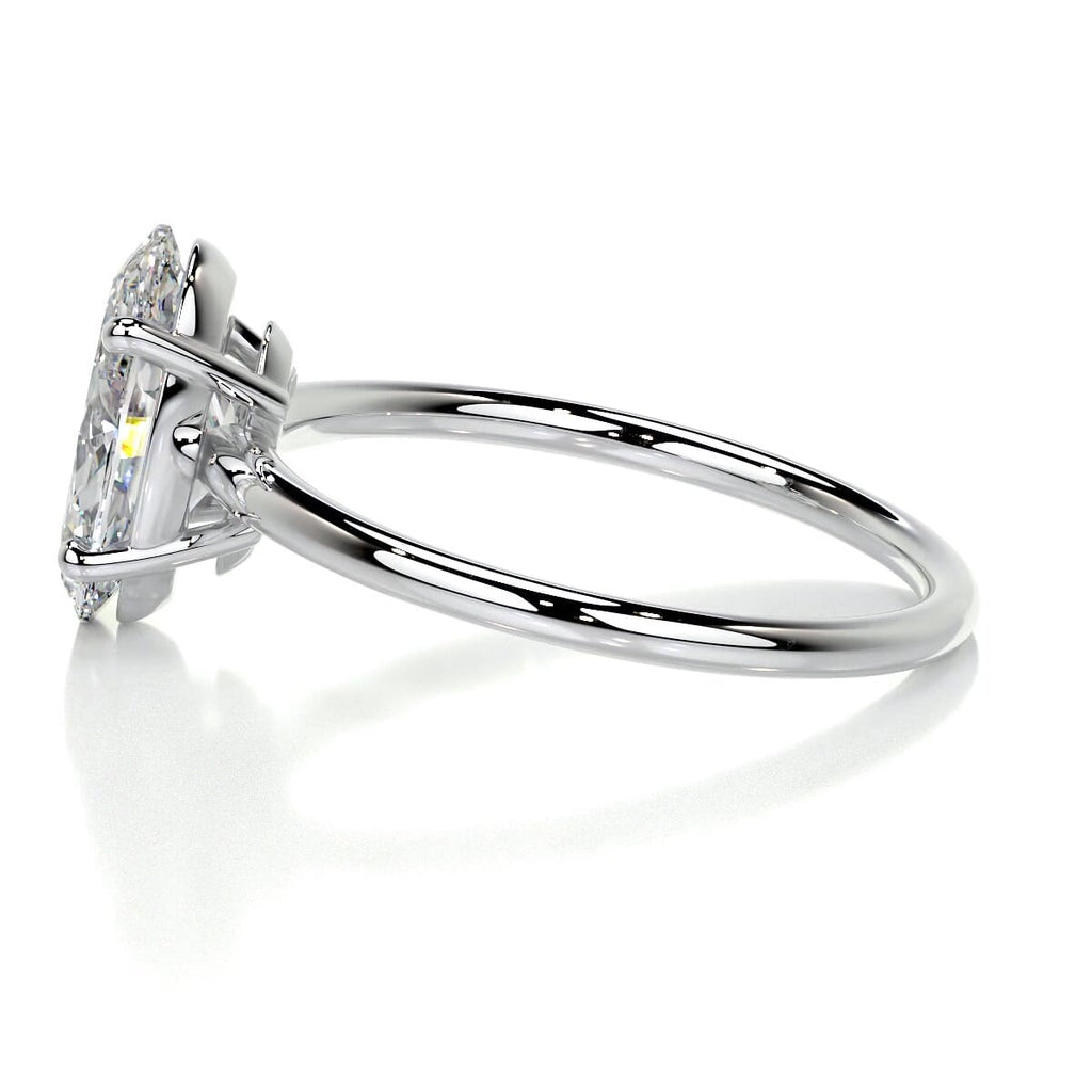 Adaline Lab Grown Diamond Ring -14K White Gold (RTS)