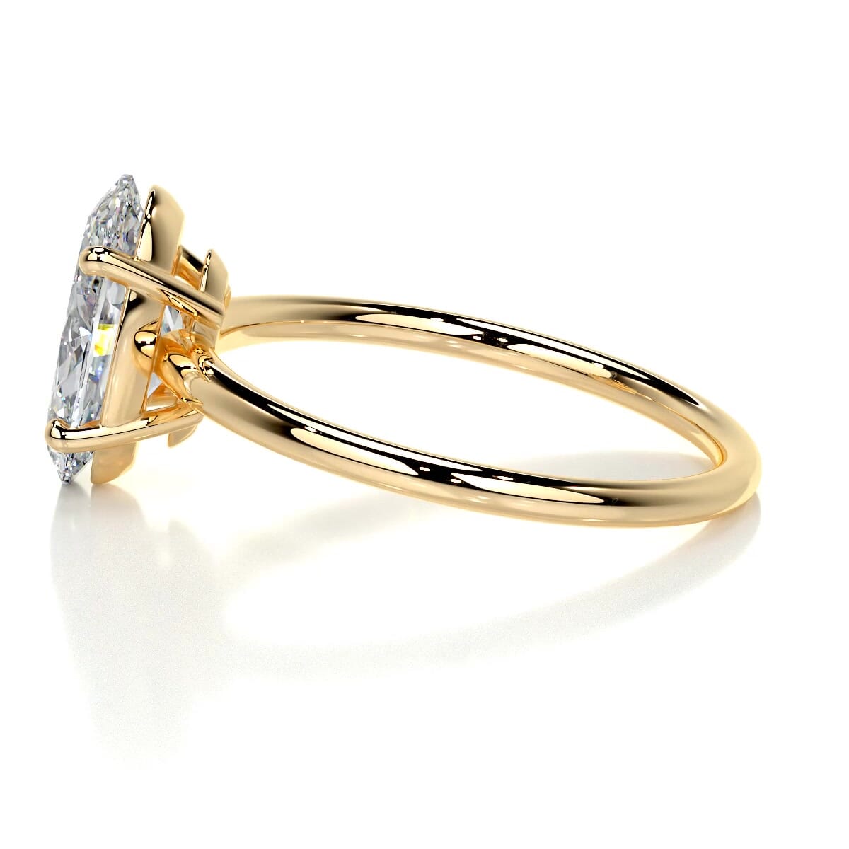 Adaline Lab Grown Diamond Ring -18K Yellow Gold (RTS)
