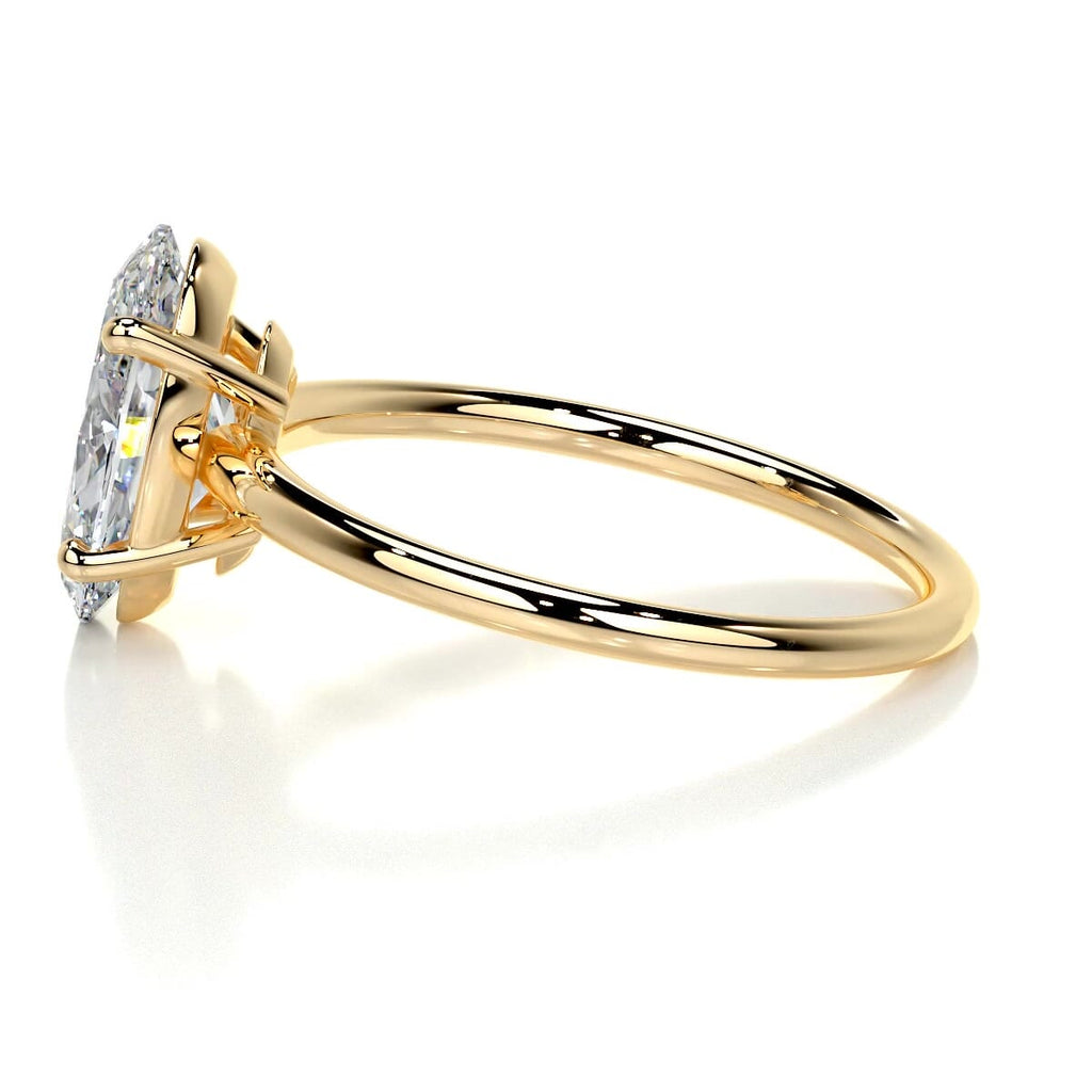 Adaline Lab Grown Diamond Ring -18K Yellow Gold (RTS)