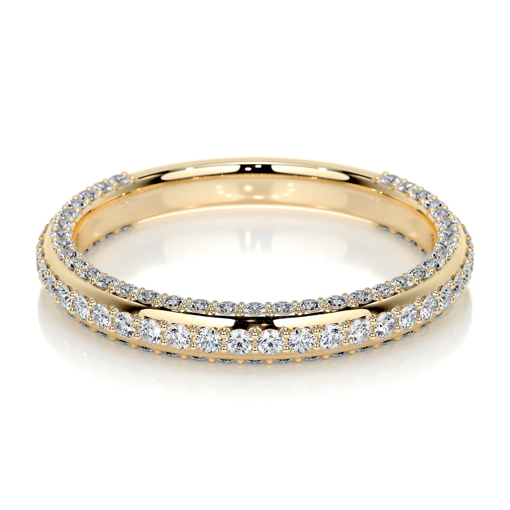 Anastasia Lab Grown Diamond Wedding Ring   (0.75 Carat) -18K Yellow Gold (RTS)