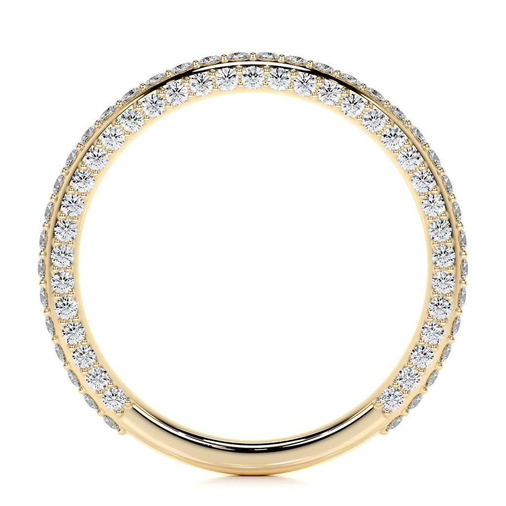 Anastasia Lab Grown Diamond Wedding Ring   (0.75 Carat) -18K Yellow Gold (RTS)