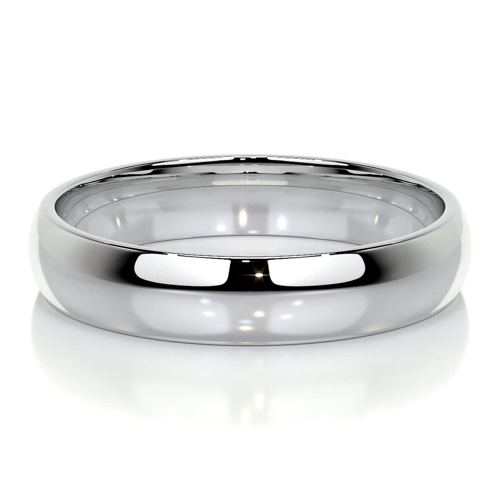 Tatiana Wedding Band -14K White Gold (RTS)