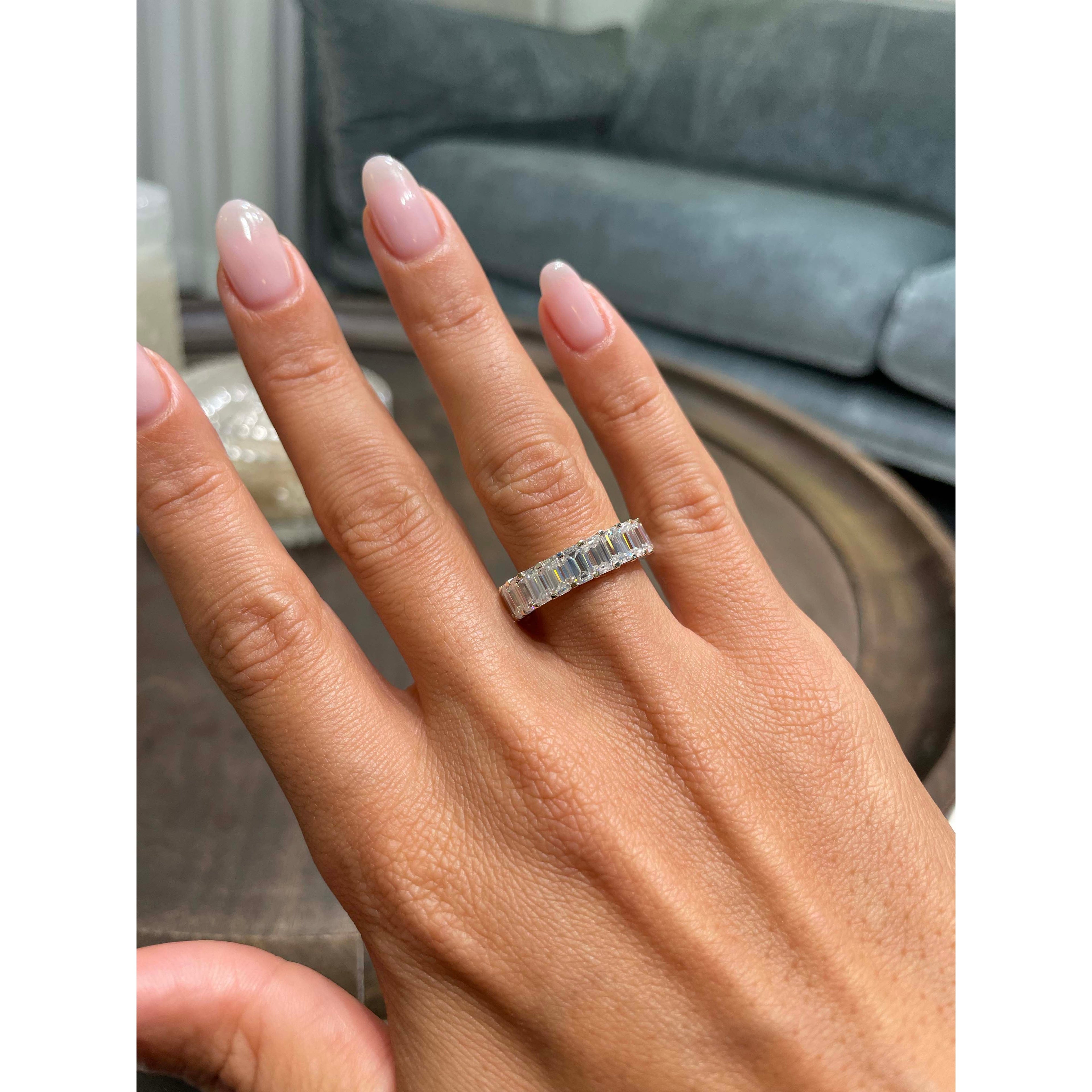 Gina Lab Grown Eternity Wedding Ring -Platinum (RTS)