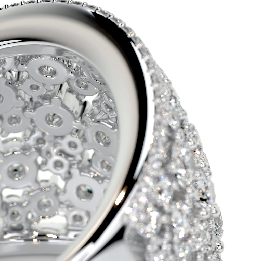 Simone Fashion Diamond Band   (2.9 Carat) -18K White Gold (RTS)