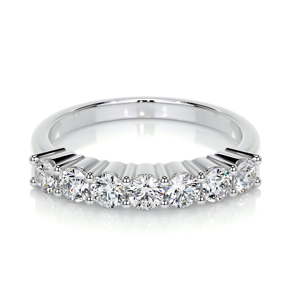 Catherine Lab Grown Diamond Wedding Ring   (0.8 Carat) -14K White Gold (RTS)