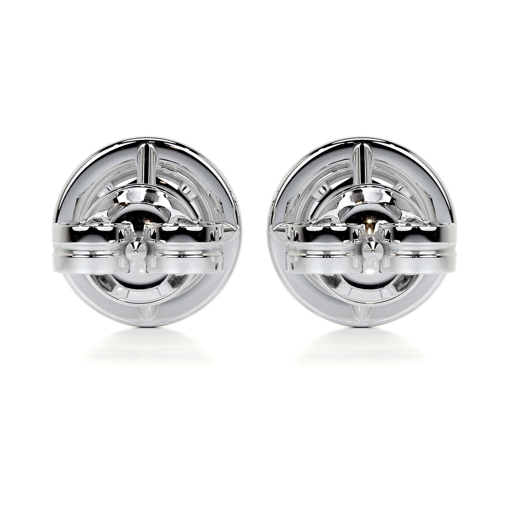 Erica Diamond Earrings -14K White Gold (RTS)