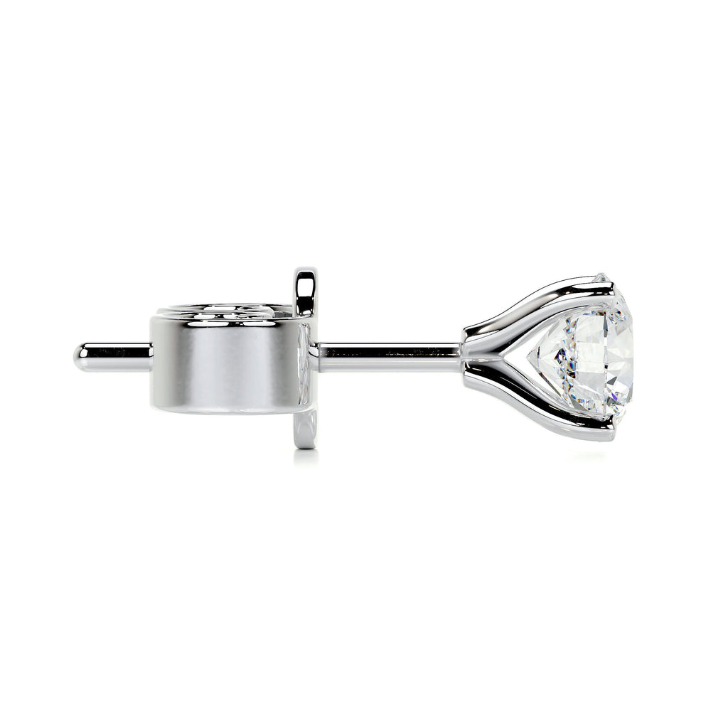 Allen Lab Grown Diamond Earrings -18K White Gold (RTS)
