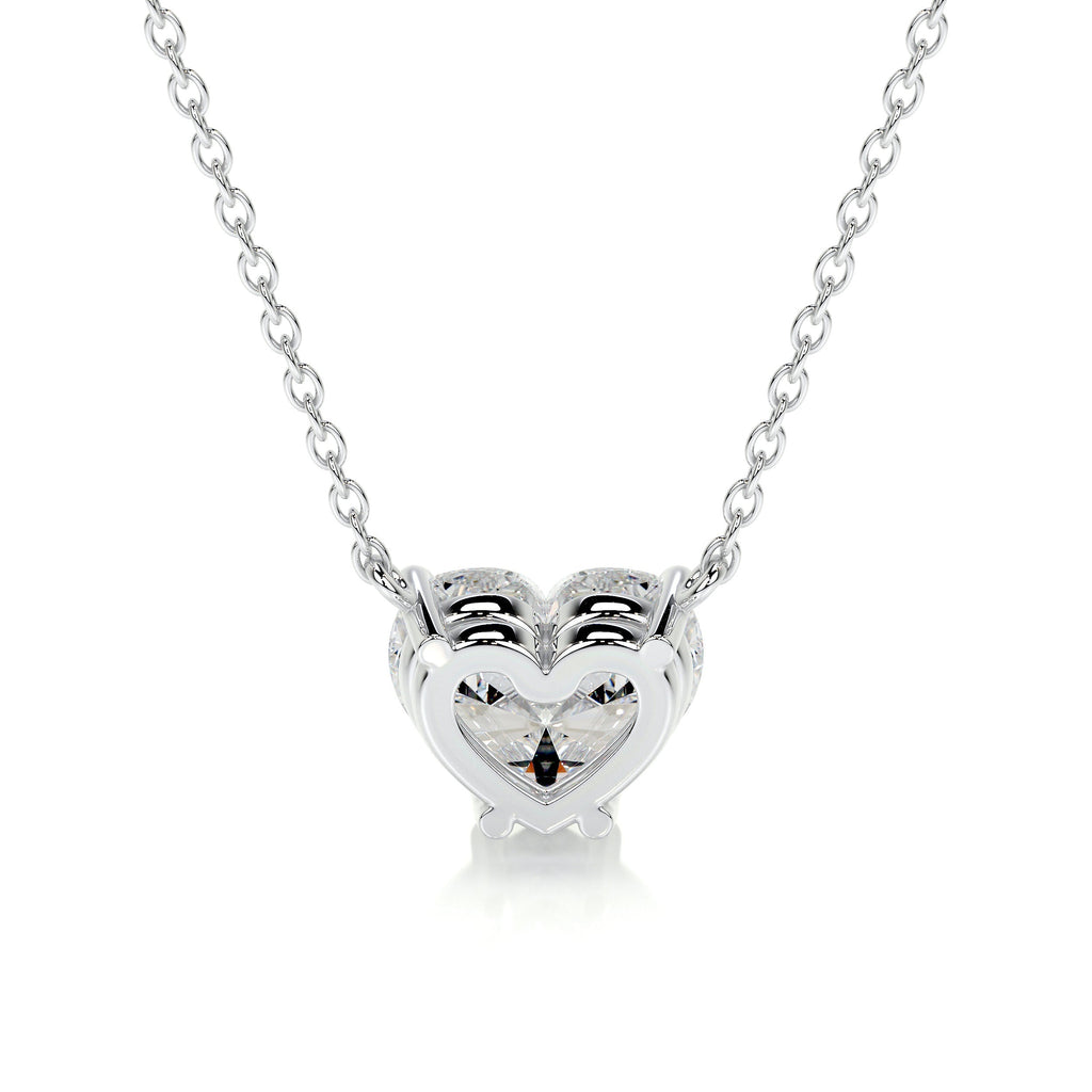 Betty Diamond Pendant -18K White Gold (RTS)