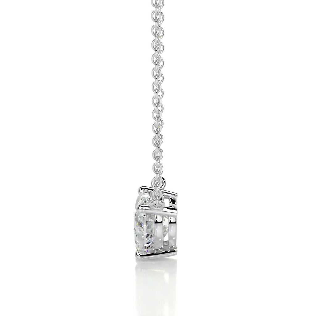 Betty Diamond Pendant -18K White Gold (RTS)