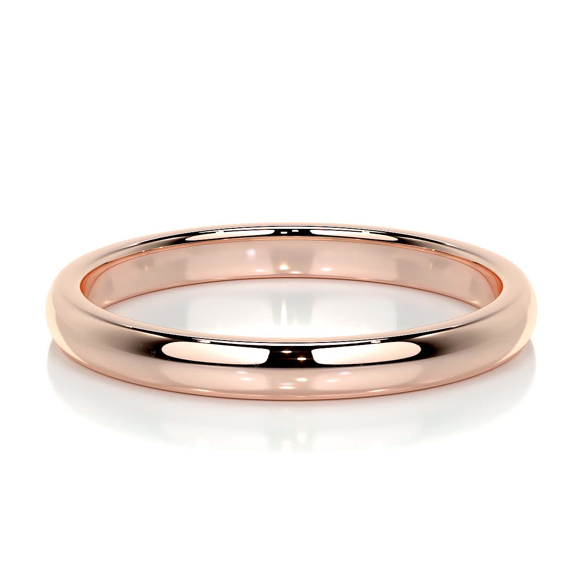 Jessica Wedding Ring -14K Rose Gold (RTS)