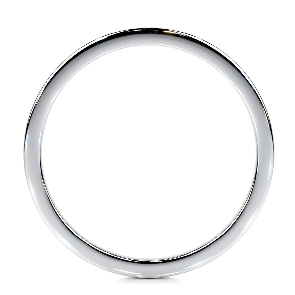 June Lab Grown Diamond Wedding Ring   (0.2 Carat) - 14K White Gold (RTS)