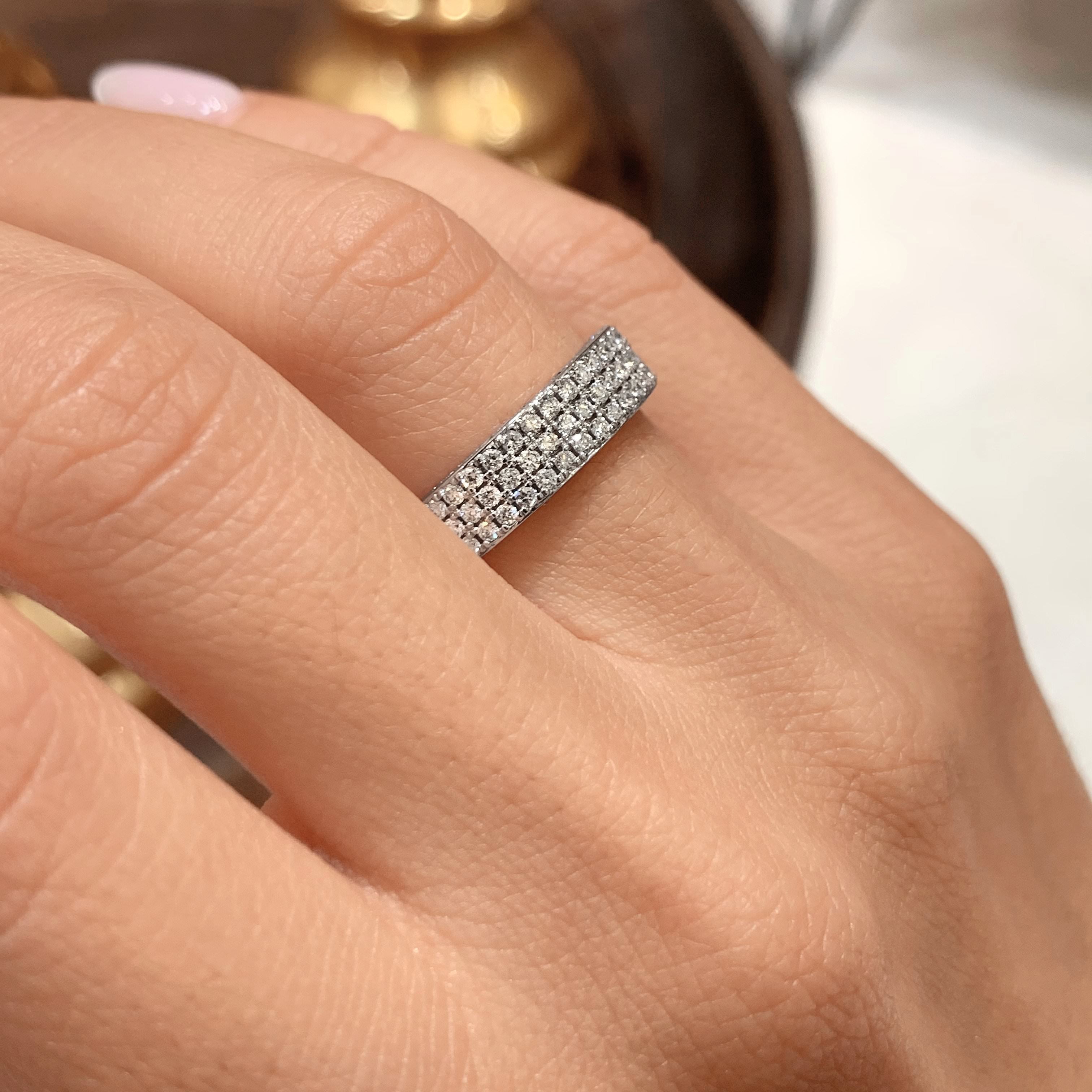 Vera Lab Grown Diamond Wedding Ring   (1.3 Carat) -Platinum (RTS)