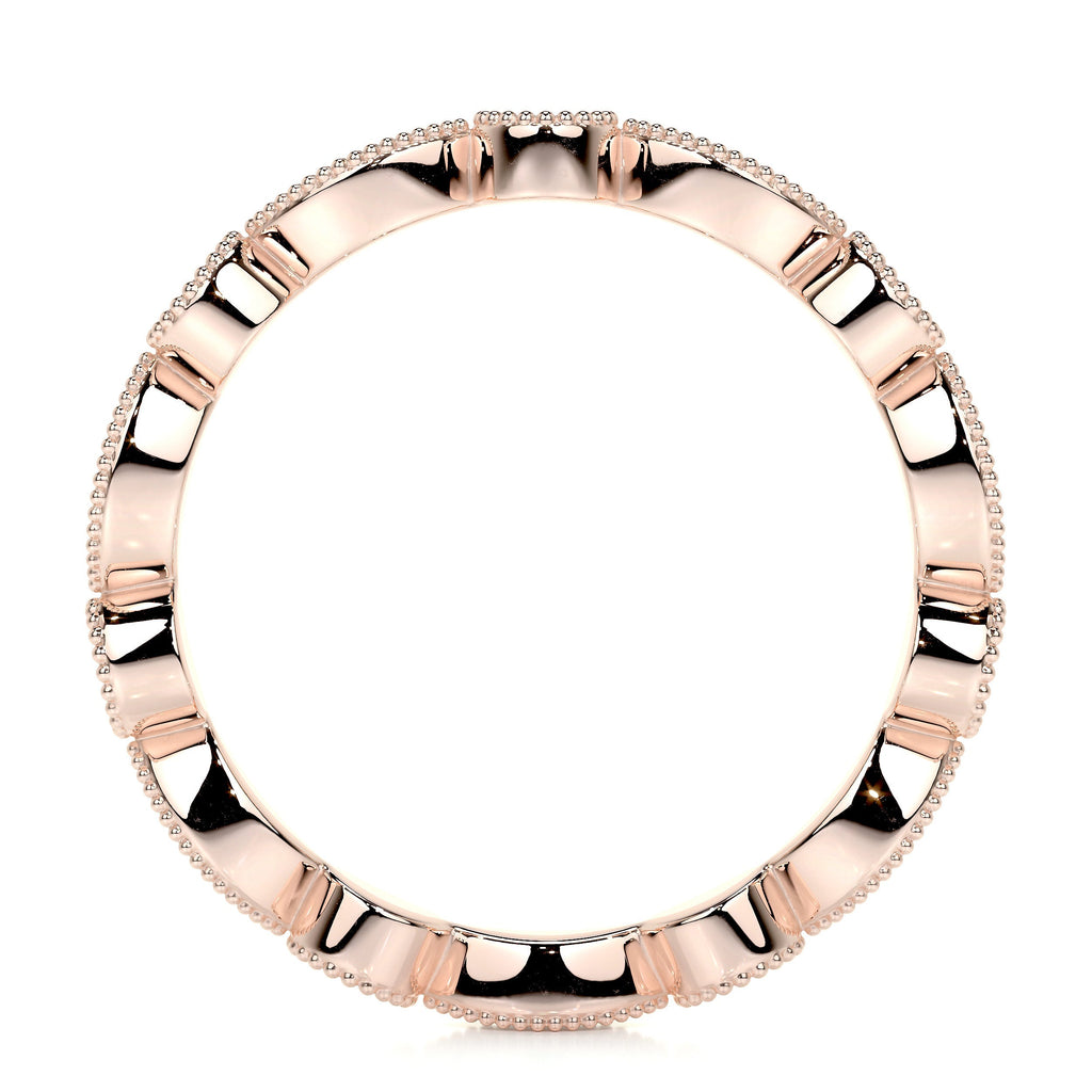 Amelia Lab Grown Eternity Wedding Ring   (0.5 Carat) -14K Rose Gold (RTS)