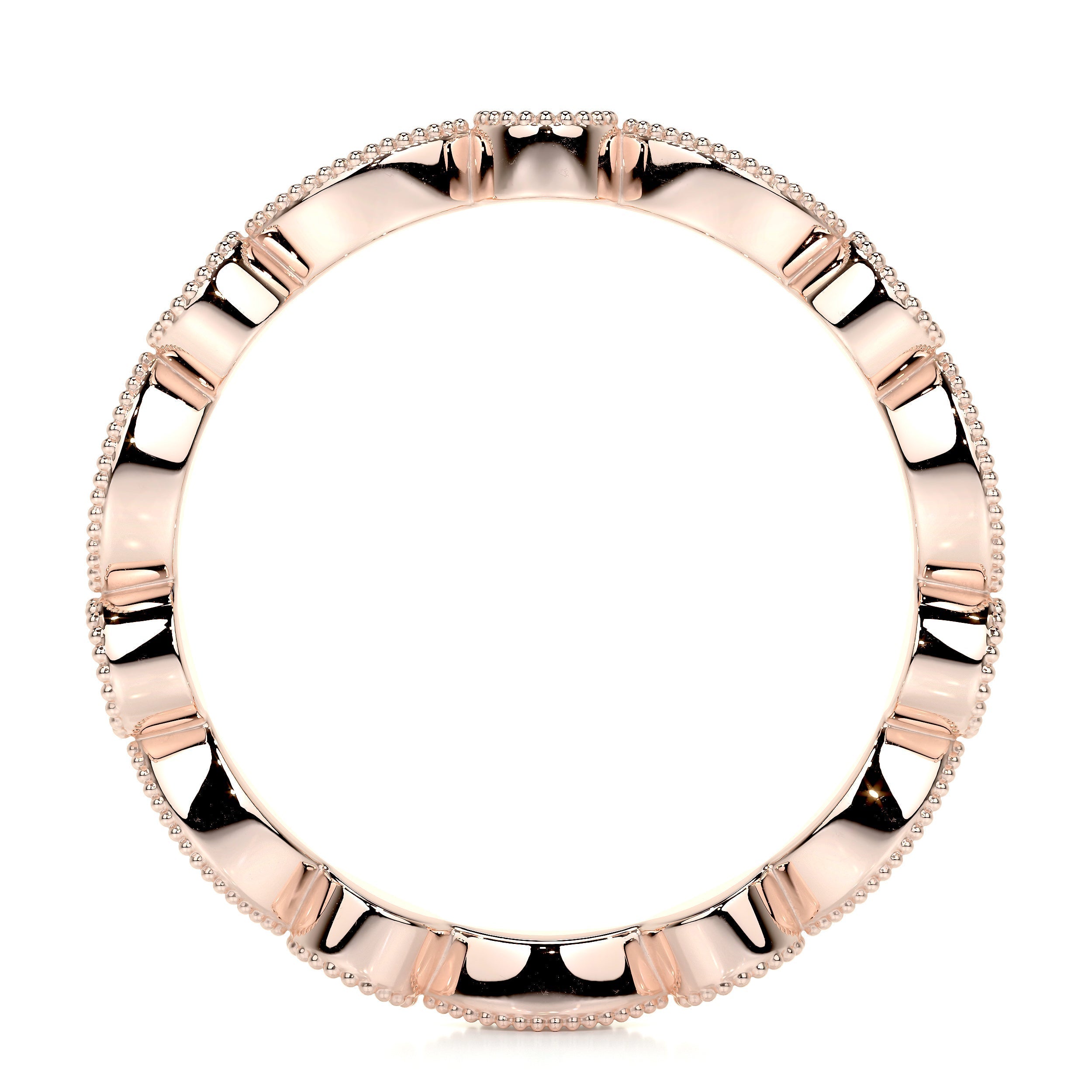 Amelia Lab Grown Eternity Wedding Ring   (0.5 Carat) -14K Rose Gold (RTS)