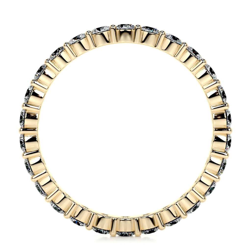 Trinity Lab Grown Eternity Wedding Ring   (0.9 Carat) -18K Yellow Gold (RTS)