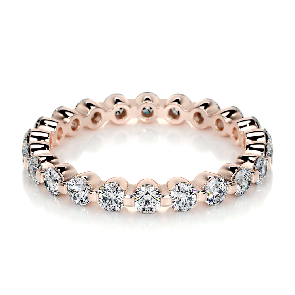 Josie Lab Grown Eternity Wedding Ring   (1 Carat) -14K Rose Gold (RTS)