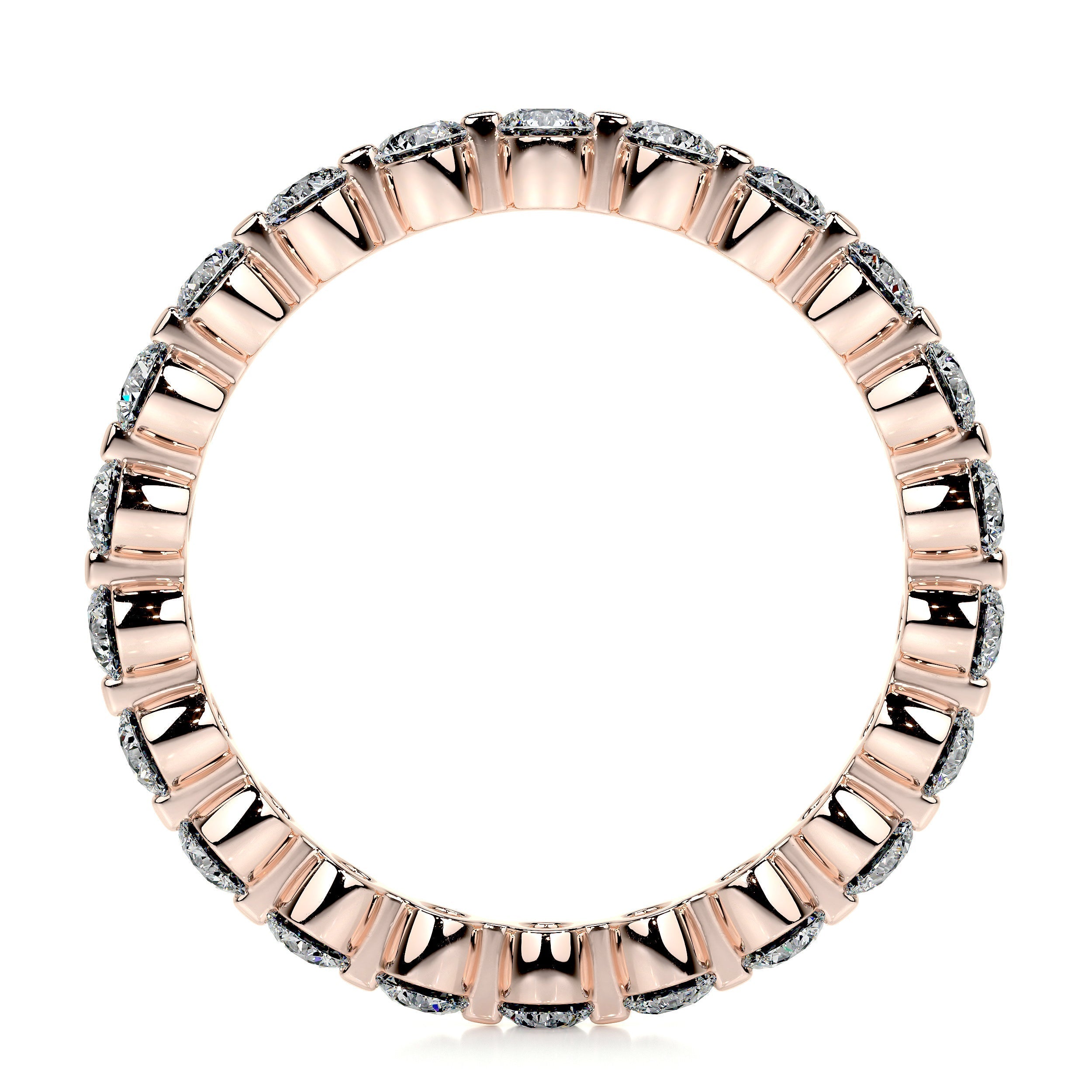 Josie Lab Grown Eternity Wedding Ring   (1 Carat) -14K Rose Gold (RTS)