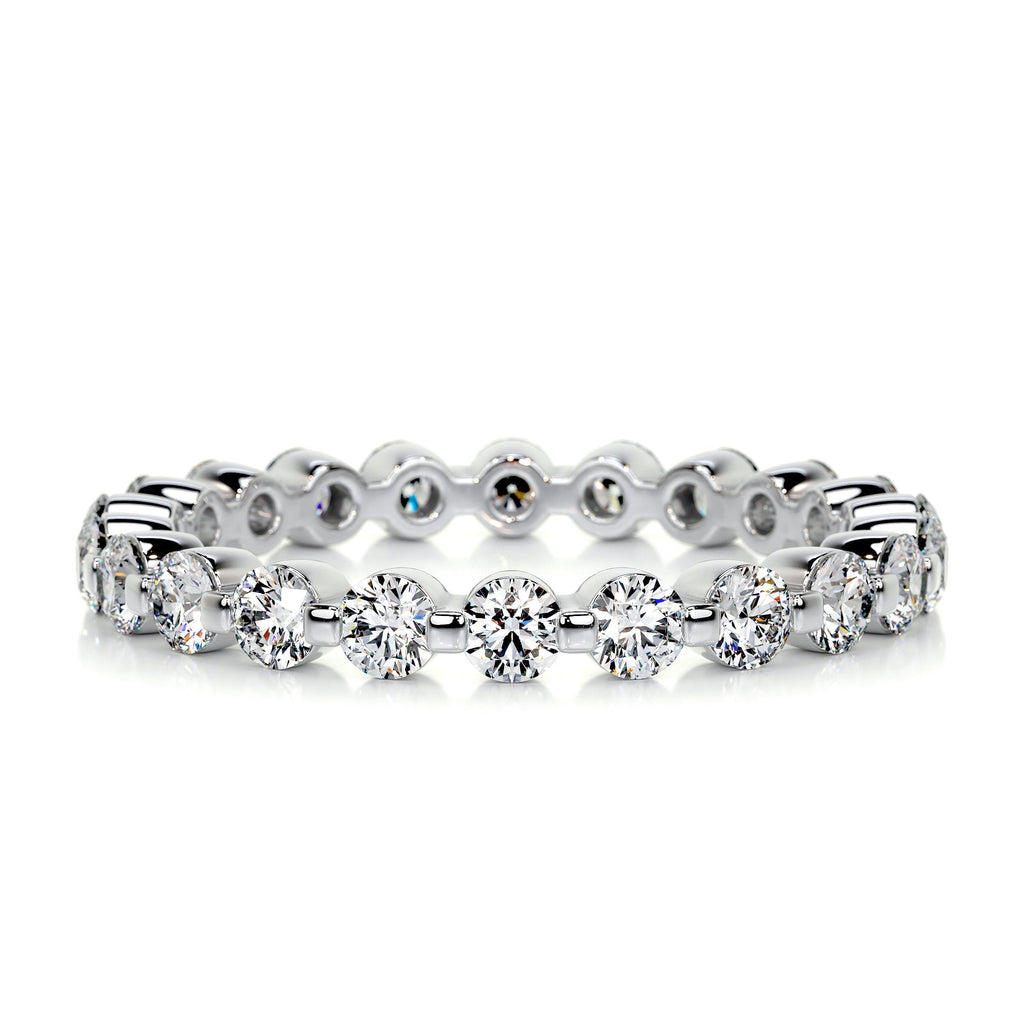 Josie Eternity Wedding Ring (1 Carat) -14K White Gold (RTS)