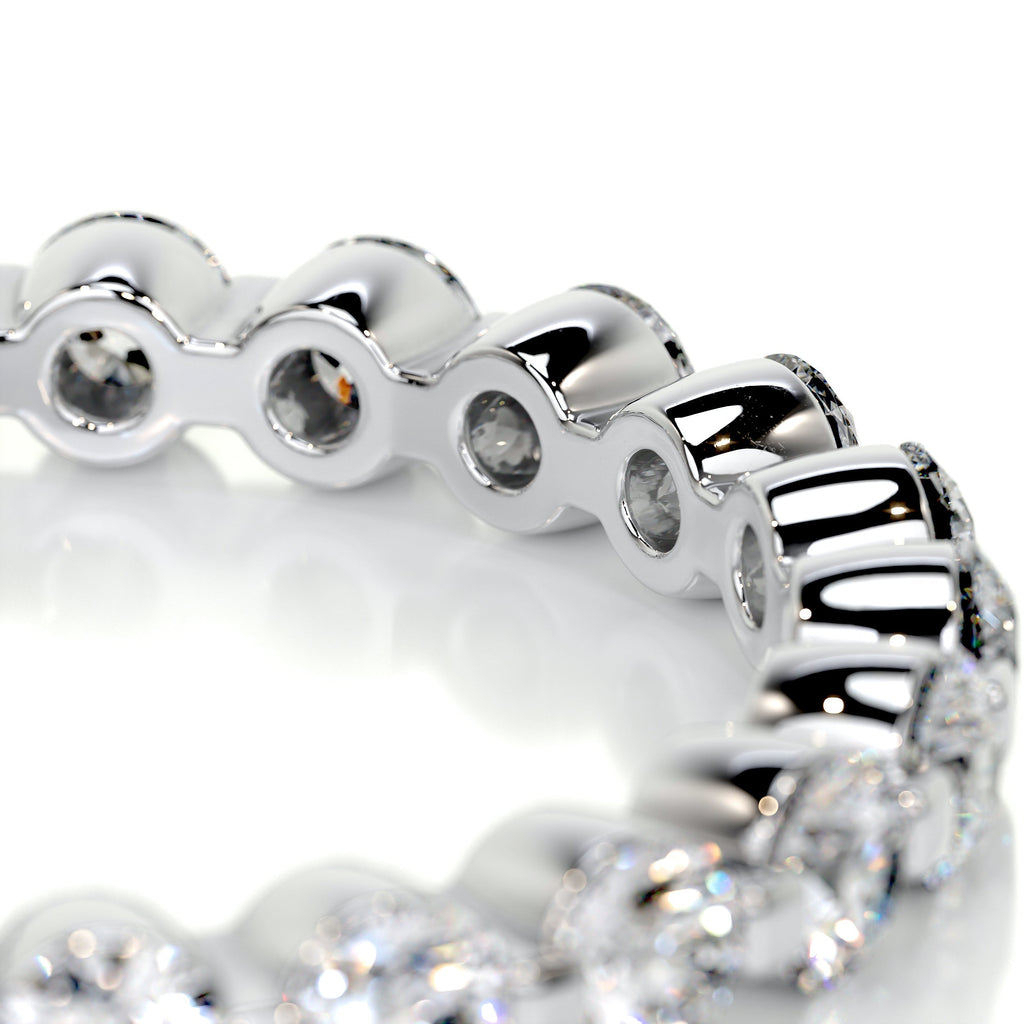 Josie Eternity Wedding Ring (1 Carat) -14K White Gold (RTS)