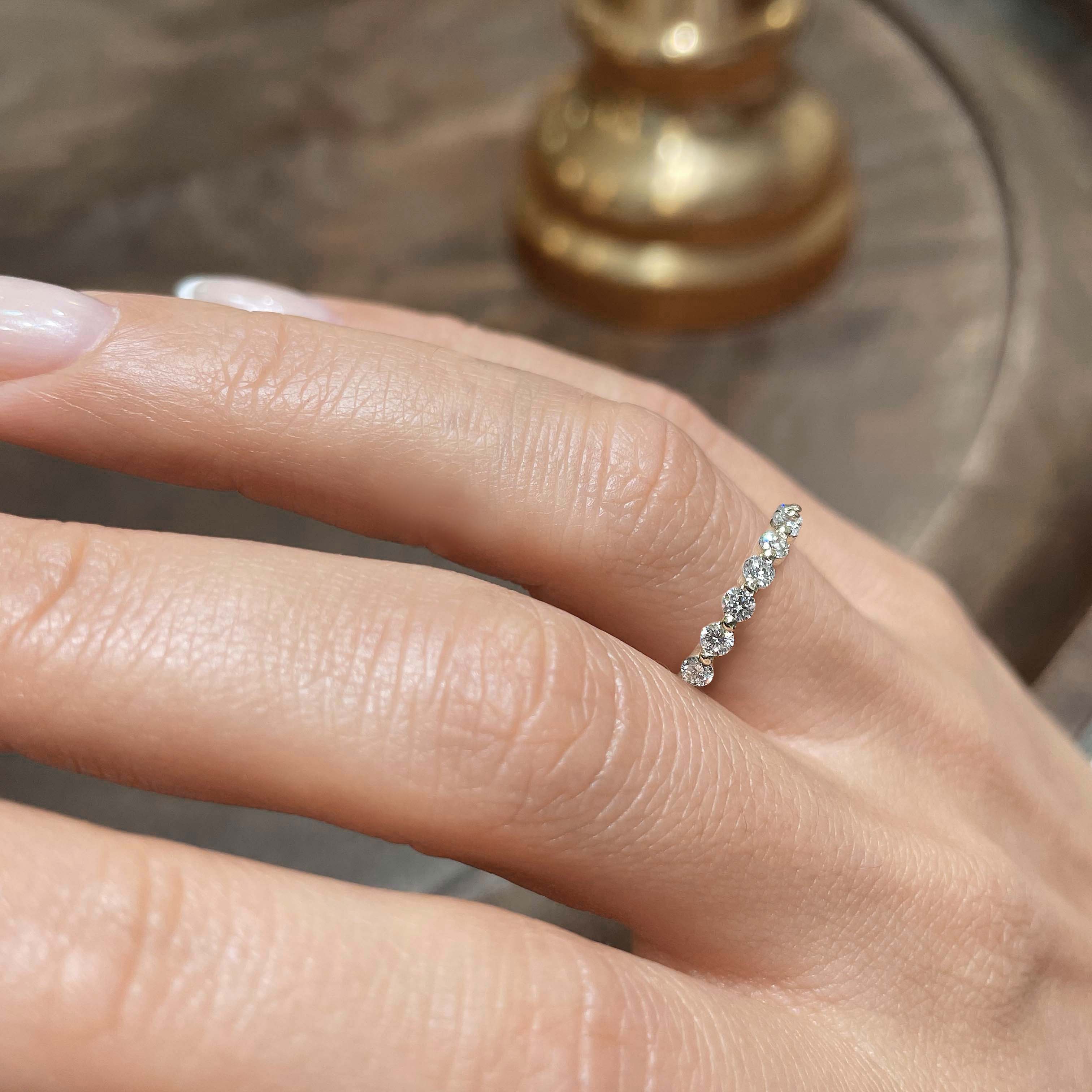 Josie Lab Grown Eternity Wedding Ring   (1 Carat) -Platinum (RTS)