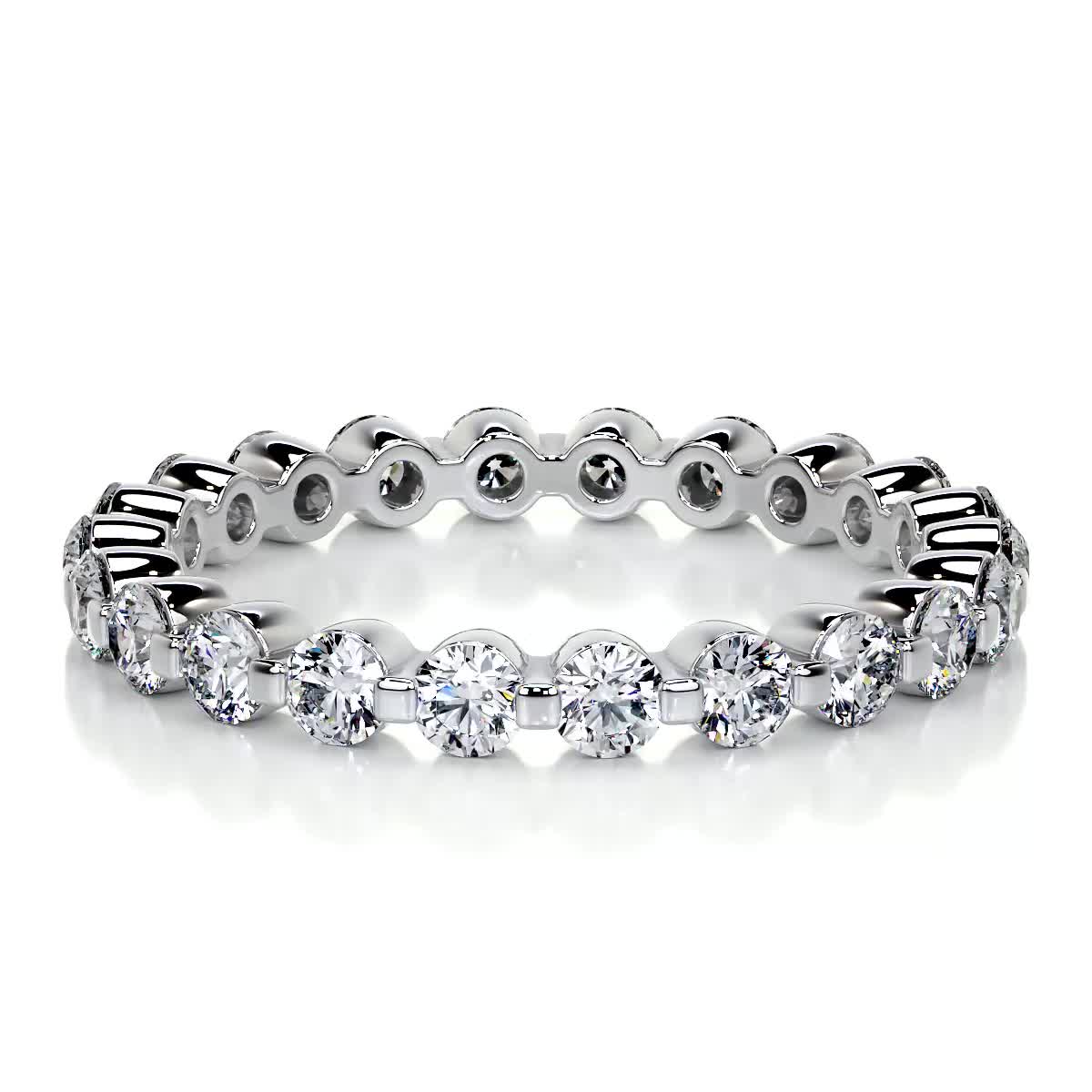 Josie Lab Grown Eternity Wedding Ring   (1 Carat) -Platinum (RTS)