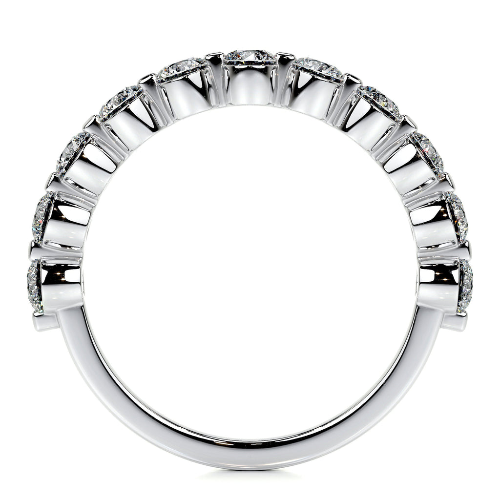Josie Lab Grown Half-Eternity Wedding Ring   (1 Carat) -Platinum (RTS)
