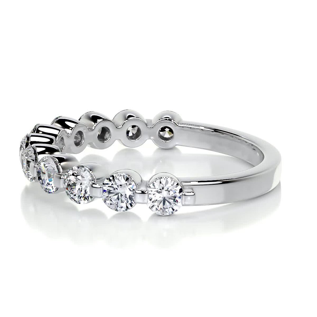 Josie Lab Grown Half-Eternity Wedding Ring   (1 Carat) -Platinum (RTS)