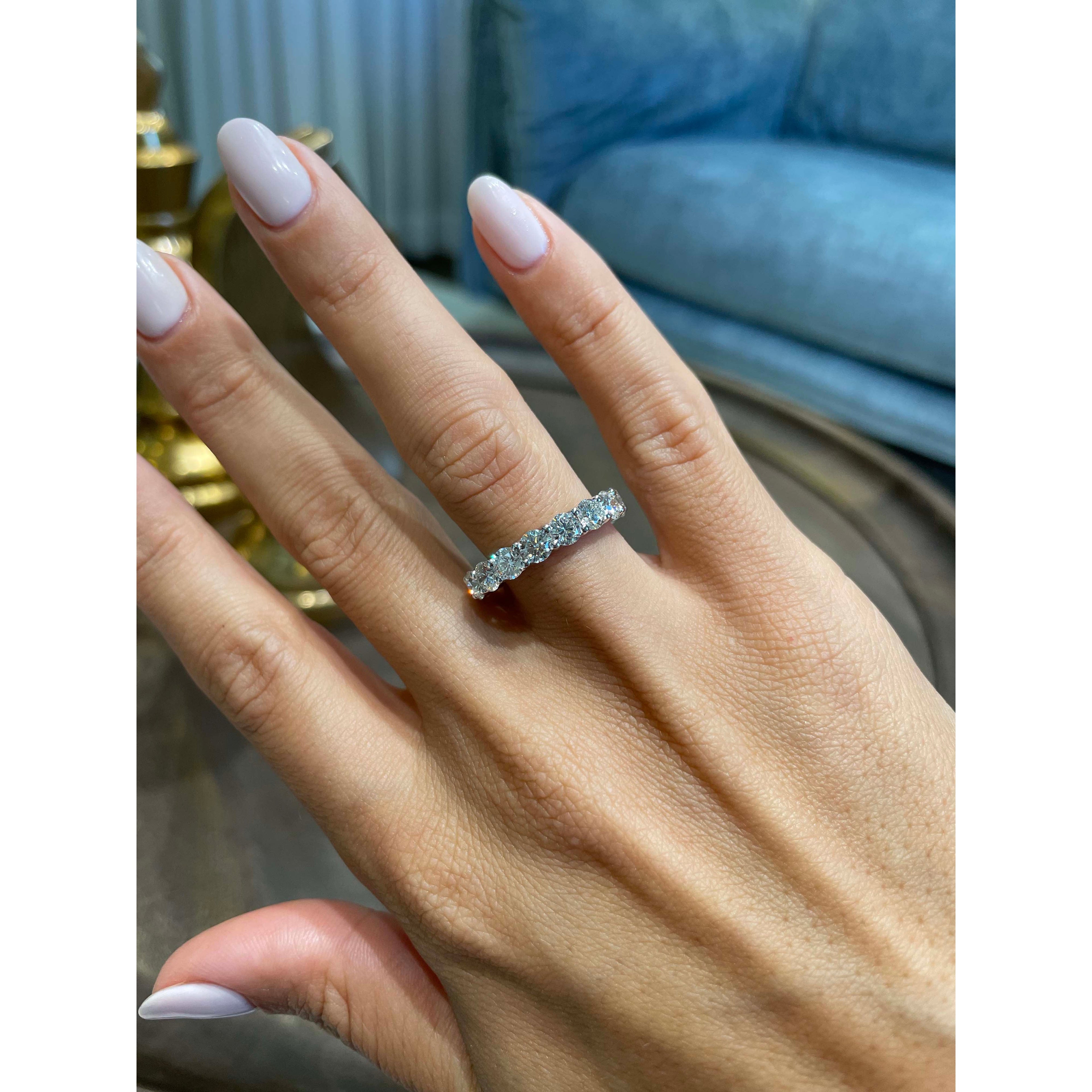 Trinity Eternity Wedding Ring -Platinum (RTS)