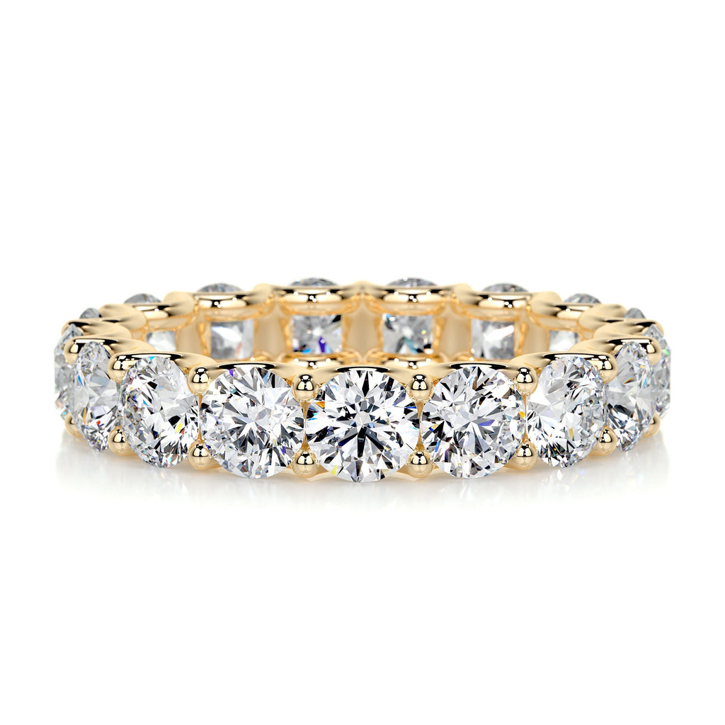 Trinity Eternity Wedding Ring -18K Yellow Gold (RTS)