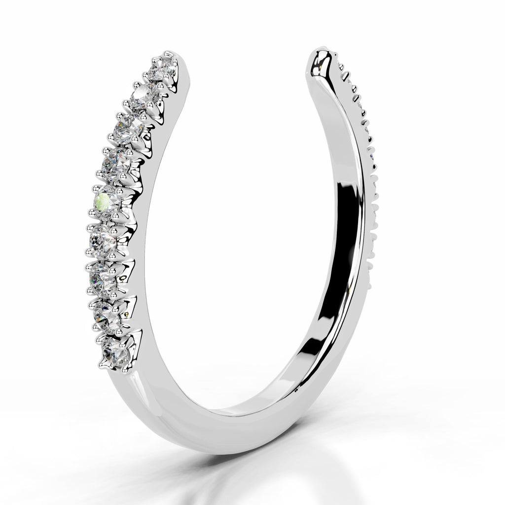 Himari Diamond Wedding band - 14K White Gold (RTS)