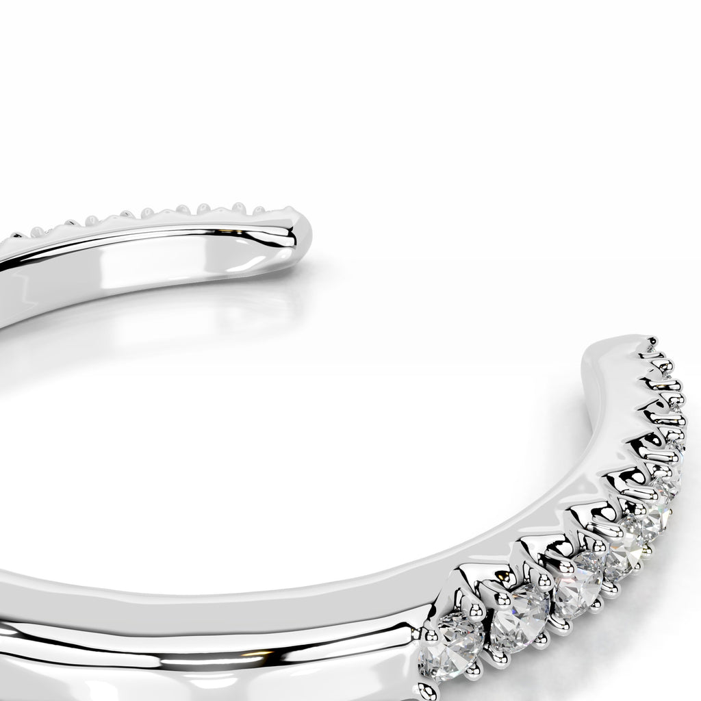Himari Diamond Wedding band - 14K White Gold (RTS)