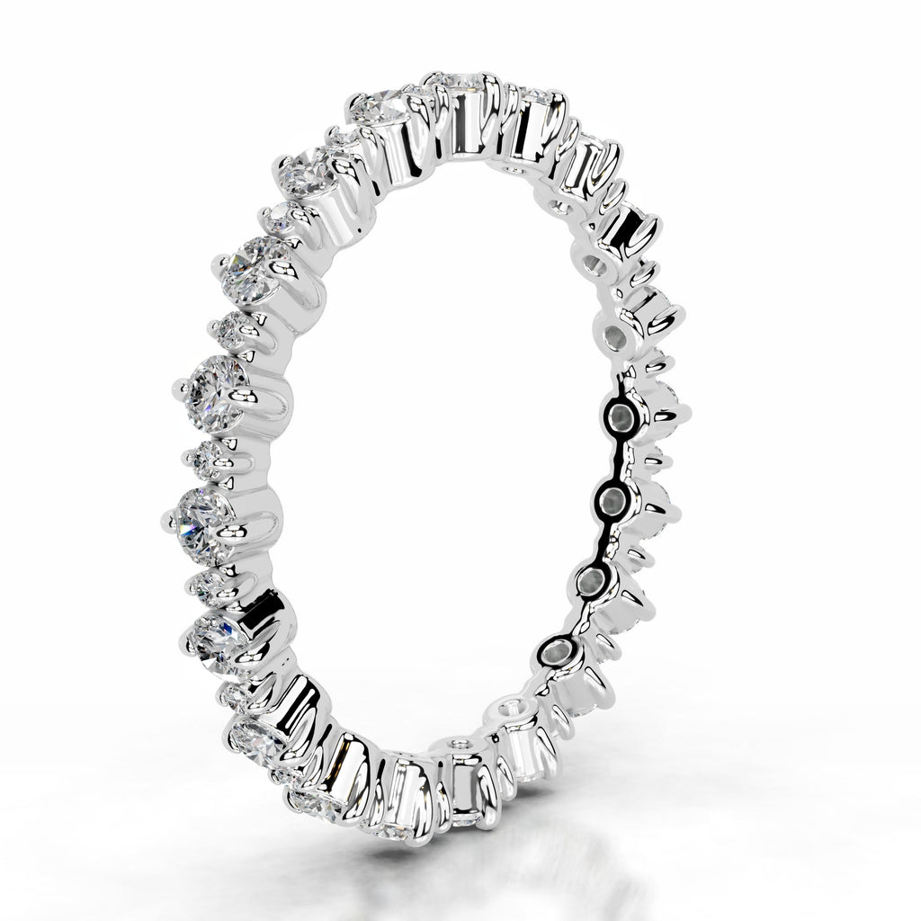 Halle Diamond Wedding band - Platinum (RTS)