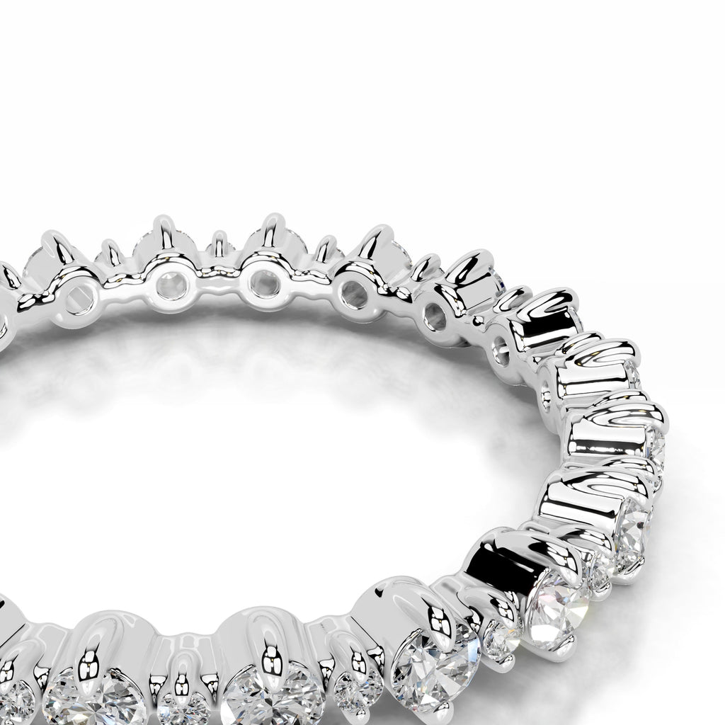 Halle Diamond Wedding band - Platinum (RTS)