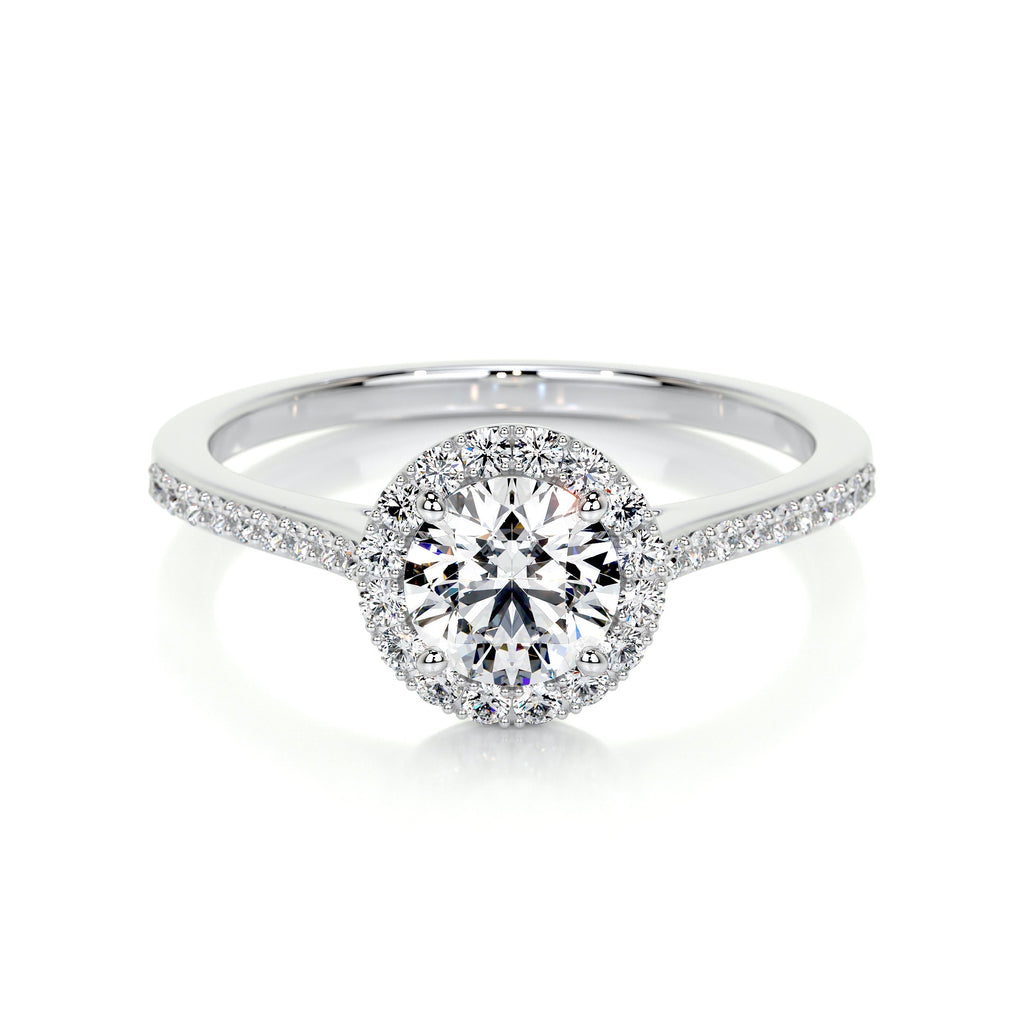 Layla Lab Grown Diamond Ring -14K White Gold (RTS)
