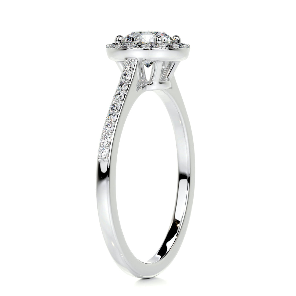 Layla Diamond Engagement Ring -14K White Gold (RTS)