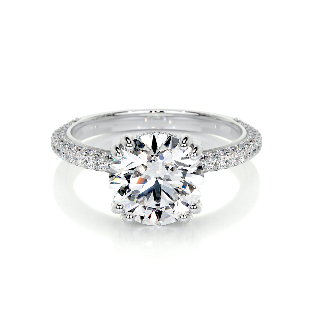 Lorena Lab Grown Diamond Ring -Platinum (RTS)