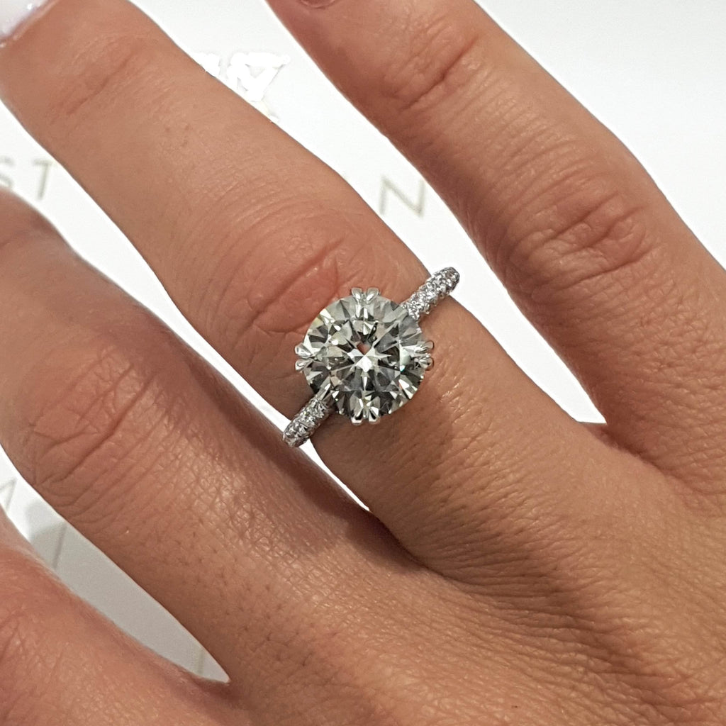 Lorena Lab Grown Diamond Ring -Platinum (RTS)
