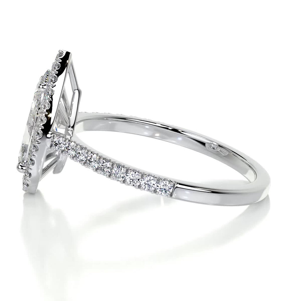 Sophia Lab Grown Diamond Ring -14K White Gold (RTS)