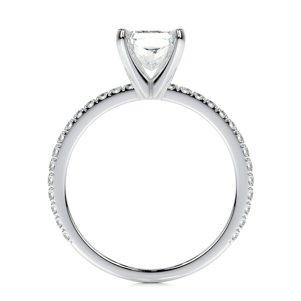 Audrey Lab Grown Diamond Ring -14K White Gold (RTS)