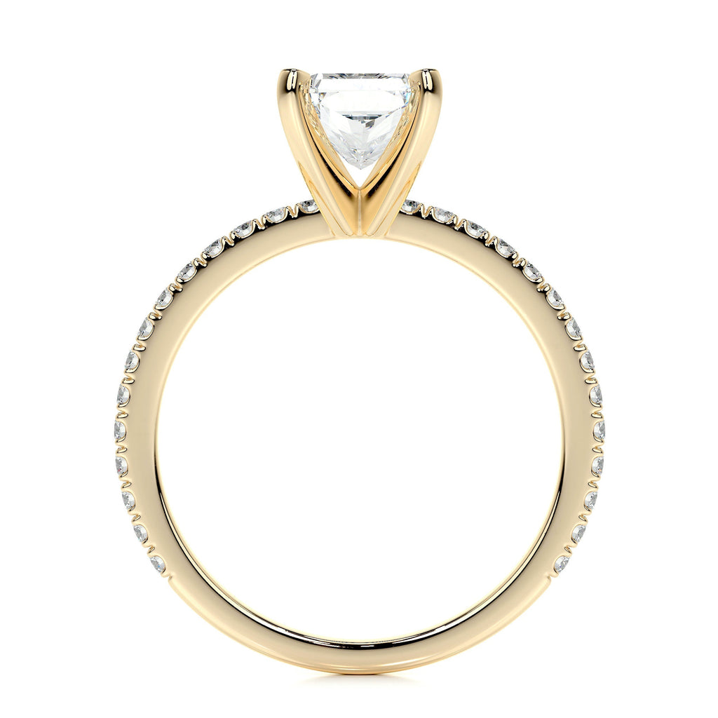 Audrey Lab Grown Diamond Ring -18K Yellow Gold (RTS)