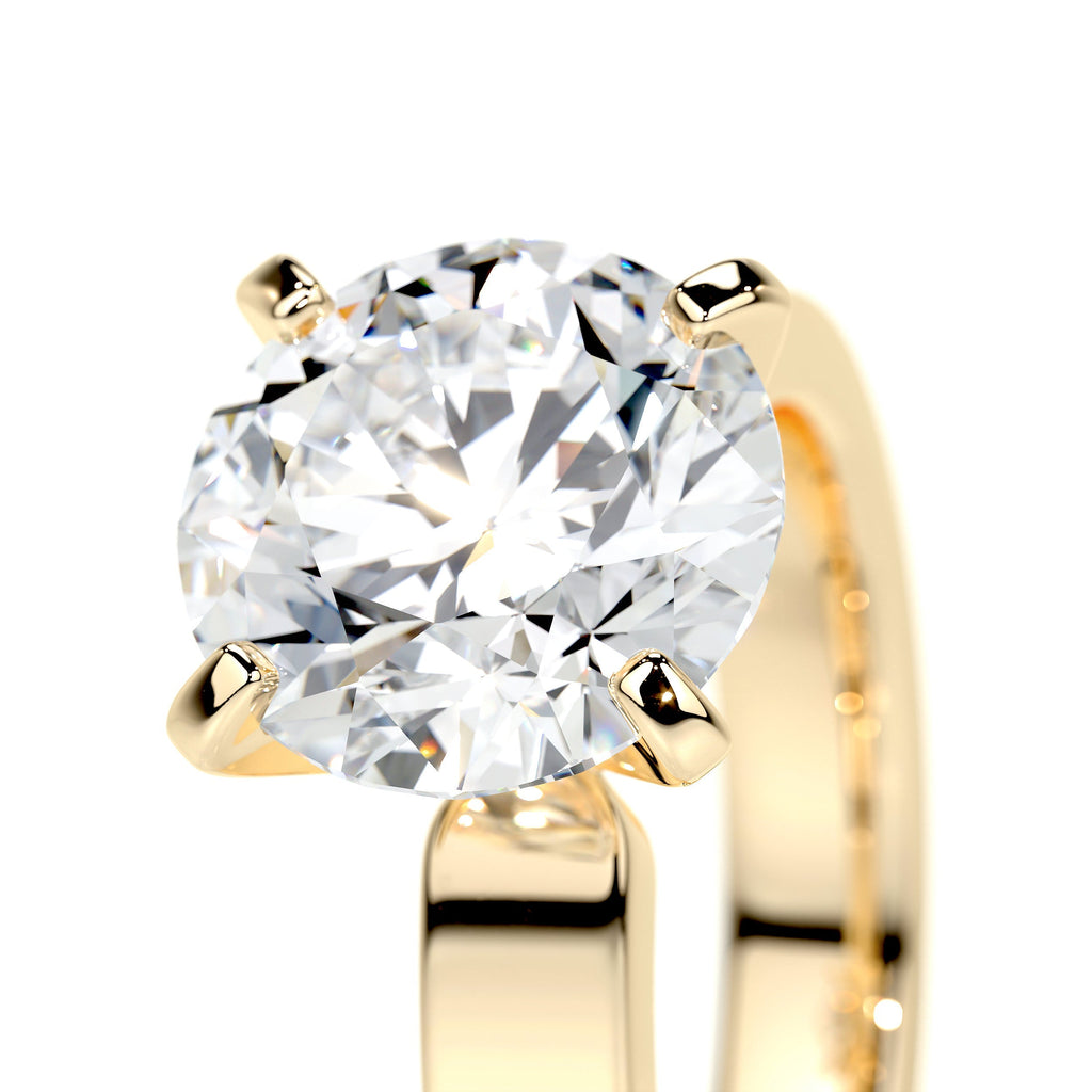Kaia Lab Grown Diamond Ring -18K Yellow Gold (RTS)