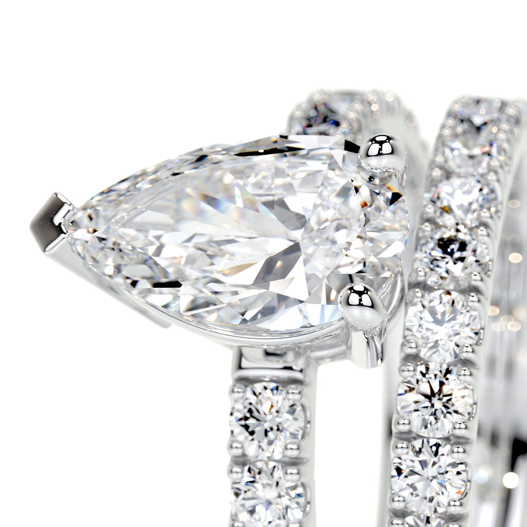 Hailey Lab Grown Diamond Bridal Set -Platinum (RTS)