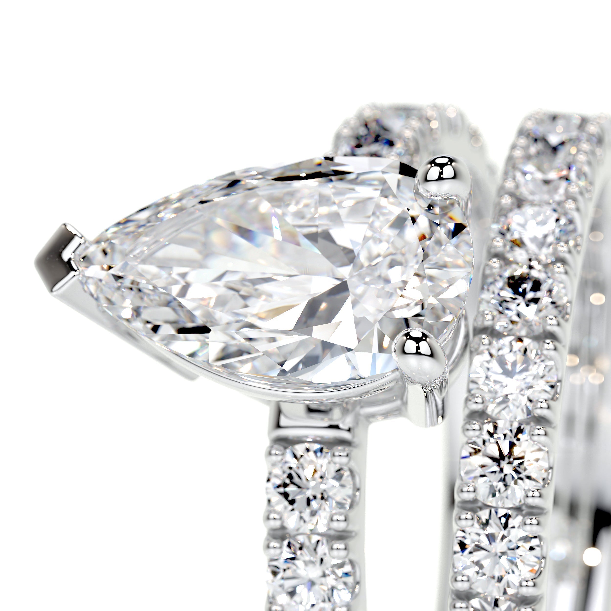 Hailey Lab Grown Diamond Bridal Set -Platinum (RTS)